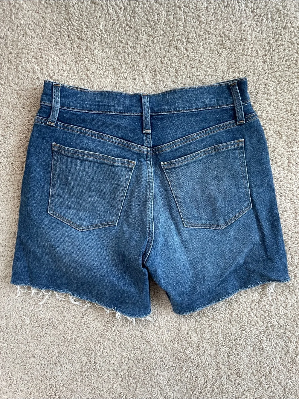 J. Crew Factory Denim High Rise Frayed 5
